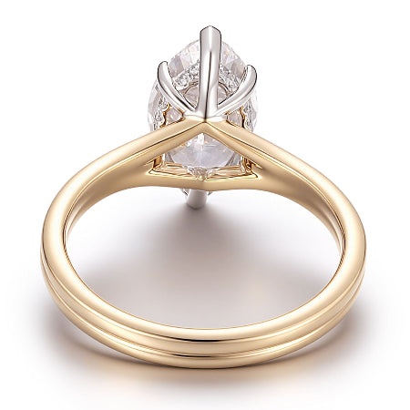 luxury marquise lab grown diamond ring