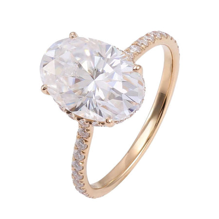 oval shaped engagement ring