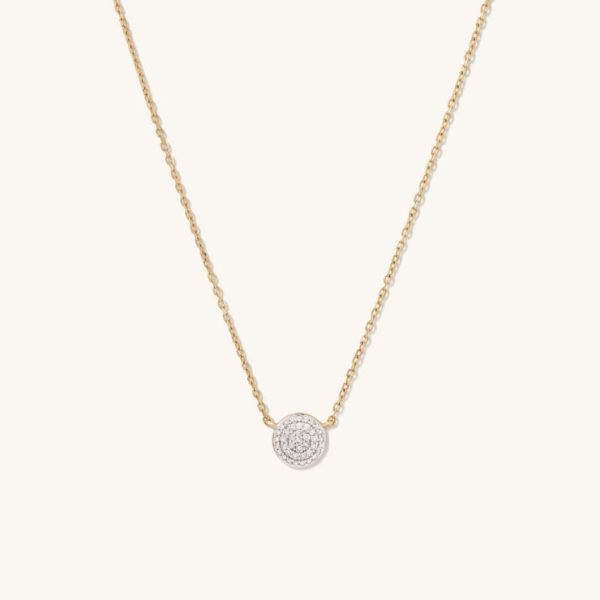 Diamond Round Necklace